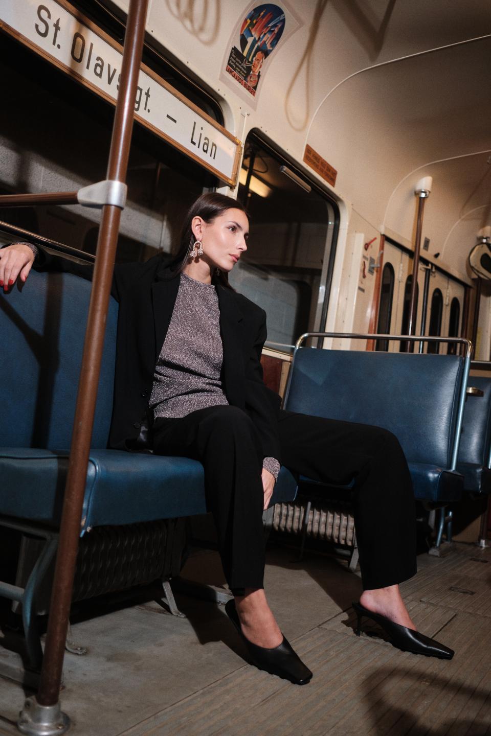Hutton trouser og Relaxed Blazer Black